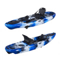 Imported PE material roto molded plastic single sit on top kayak for 1 person with frame chair